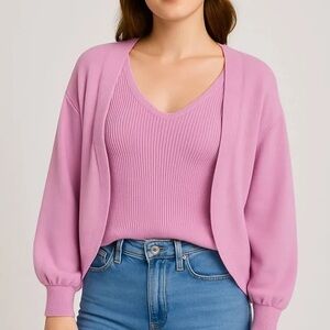 Daily Practice by Anthropologie Knit Shrug Set